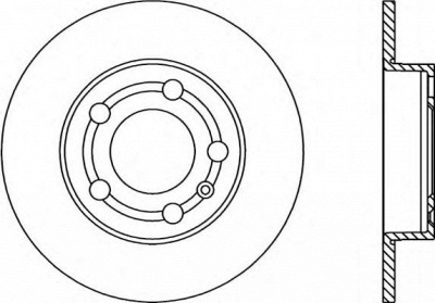 OPEN PARTS bdr166810 -  Тормозной диск